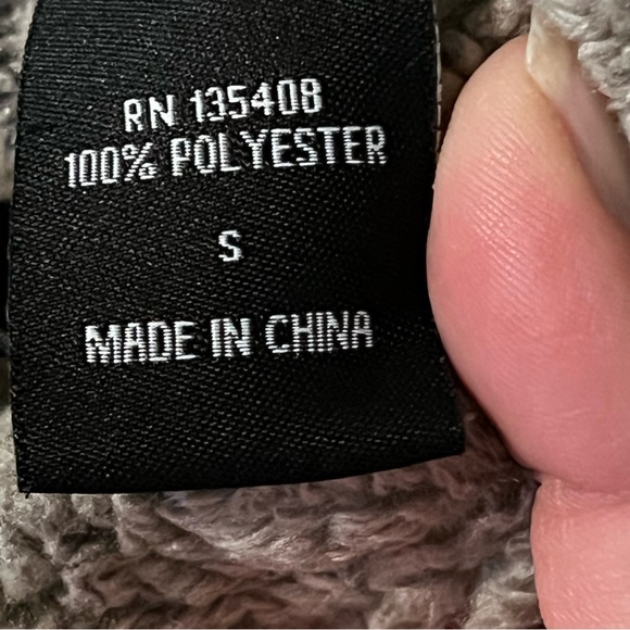 Hooey Stripe Pocket 1/4 Zip Fleece Pullover Men’s Size Small Gray Western Soft - Picture 7 of 10